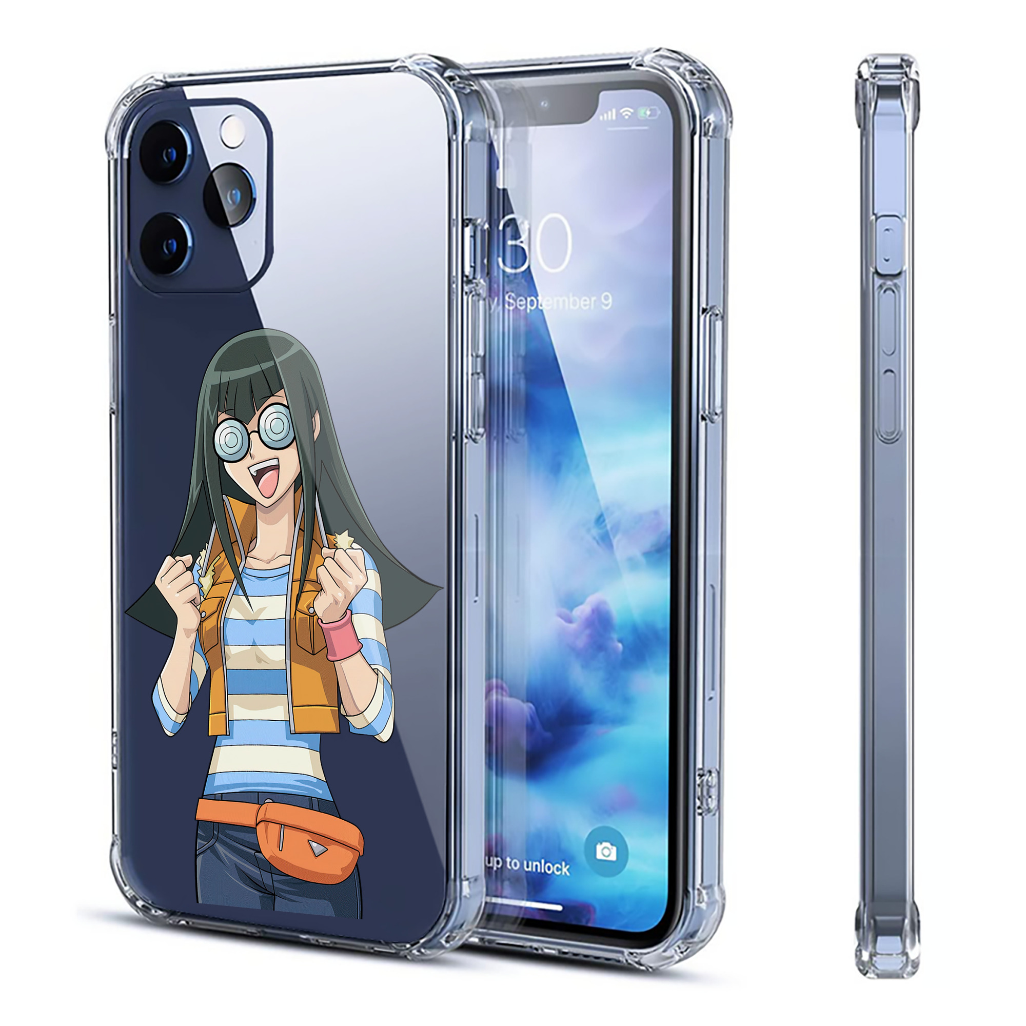 （画像用） 遊☆戯☆王 Yu-Gi-Oh! 【iPhone 12シリーズ対応】透明スマホケース（クリアソフトケース）